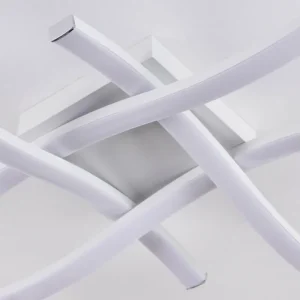 hofstein Plafonnier Letala LED Noir, 4 lumières* Lampes Modernes