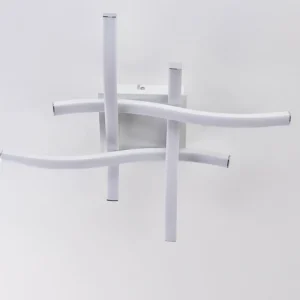 hofstein Plafonnier Letala LED Noir, 4 lumières* Lampes Modernes