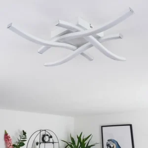 hofstein Plafonnier Letala LED Noir, 4 lumières* Lampes Modernes