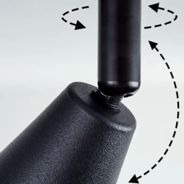 hofstein Plafonnier Leteque Écru, Noir, 3 lumières* Lampes Modernes