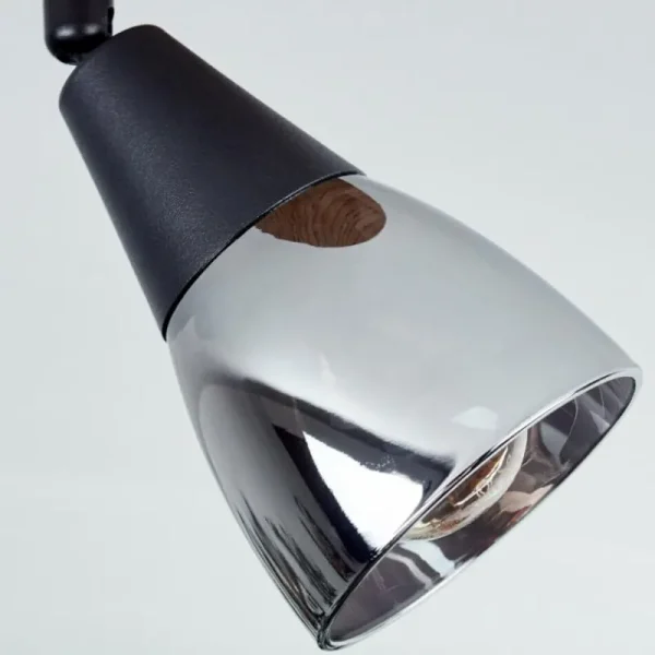 hofstein Plafonnier Leteque Écru, Noir, 3 lumières* Lampes Modernes