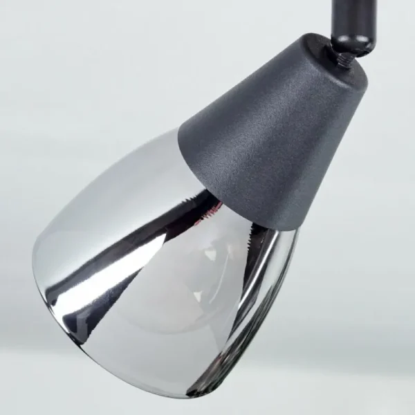 hofstein Plafonnier Leteque Écru, Noir, 2 lumières* Lampes Modernes