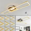 hofstein Plafonnier Lillavois LED Noir, 1 lumière, Télécommandes* Lampes Modernes