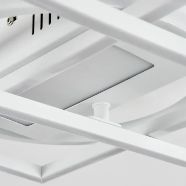 hofstein Plafonnier Lillavois LED Blanc, 1 lumière, Télécommandes* Lampes Modernes