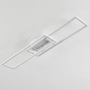 hofstein Plafonnier Lillavois LED Blanc, 1 lumière, Télécommandes* Lampes Modernes