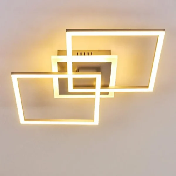 hofstein Plafonnier Lithgow LED Argenté, 1 lumière* Lampes Modernes
