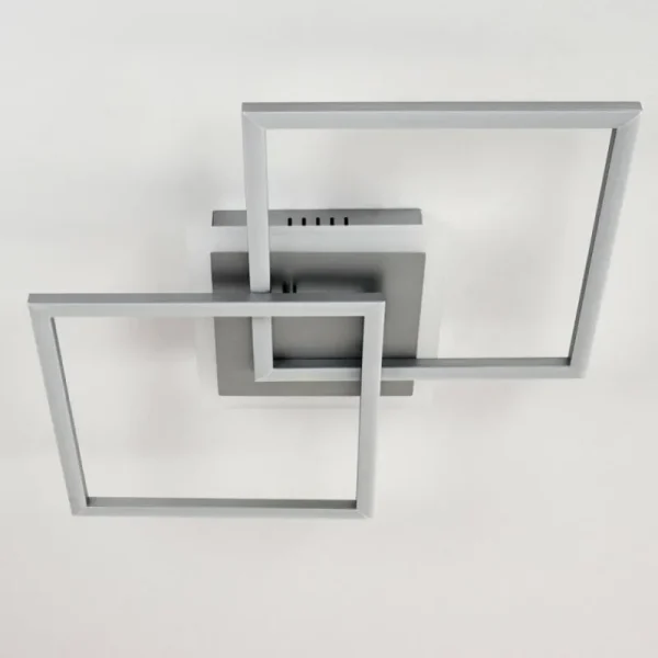 hofstein Plafonnier Lithgow LED Argenté, 1 lumière* Lampes Modernes