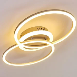 hofstein Plafonnier Lithgow LED Argenté, 1 lumière* Lampes Modernes