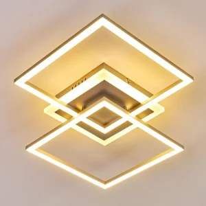 hofstein Plafonnier Lithgow LED Argenté, 1 lumière* Lampes Modernes