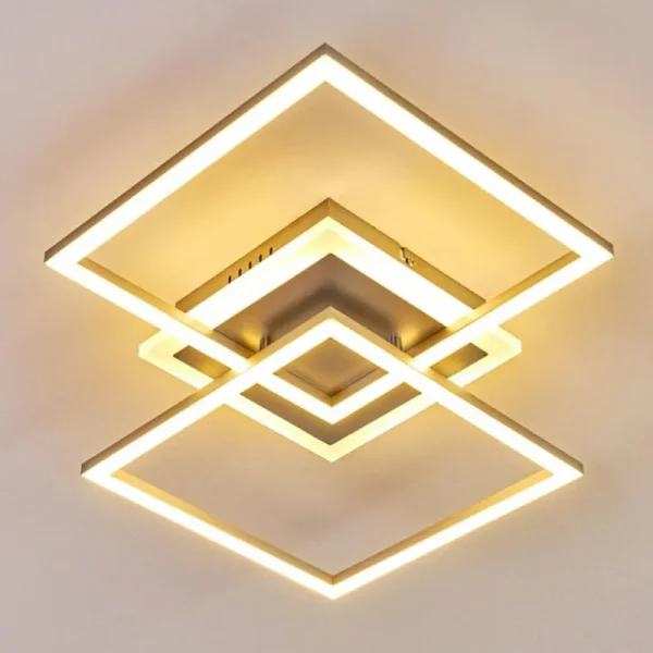 hofstein Plafonnier Lithgow LED Argenté, 1 lumière* Lampes Modernes