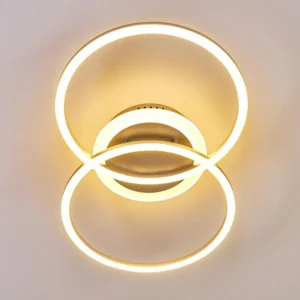 hofstein Plafonnier Lithgow LED Argenté, 1 lumière* Lampes Modernes