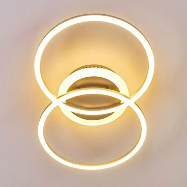hofstein Plafonnier Lithgow LED Argenté, 1 lumière* Lampes Modernes