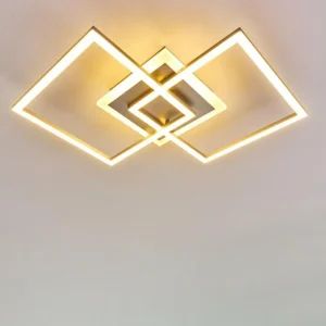 hofstein Plafonnier Lithgow LED Argenté, 1 lumière* Lampes Modernes