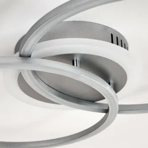 hofstein Plafonnier Lithgow LED Argenté, 1 lumière* Lampes Modernes