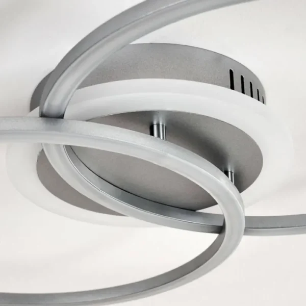 hofstein Plafonnier Lithgow LED Argenté, 1 lumière* Lampes Modernes