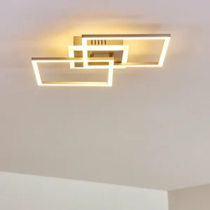 hofstein Plafonnier Lithgow LED Argenté, 1 lumière* Lampes Modernes