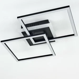 hofstein Plafonnier Lithgow LED Noir, 1 lumière* Lampes Modernes