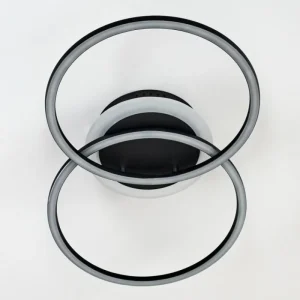 hofstein Plafonnier Lithgow LED Noir, 1 lumière* Lampes Modernes