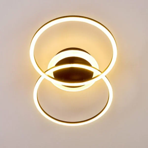 hofstein Plafonnier Lithgow LED Noir, 1 lumière* Lampes Modernes
