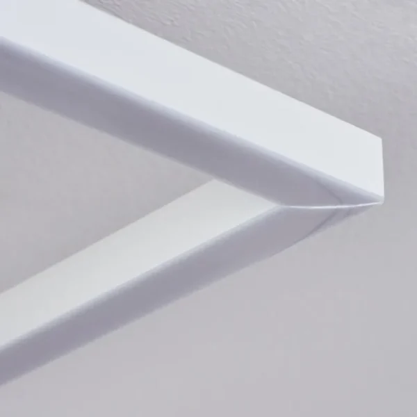 hofstein Plafonnier Loftheim LED Chrome, Blanc, 1 lumière* Lampes Modernes