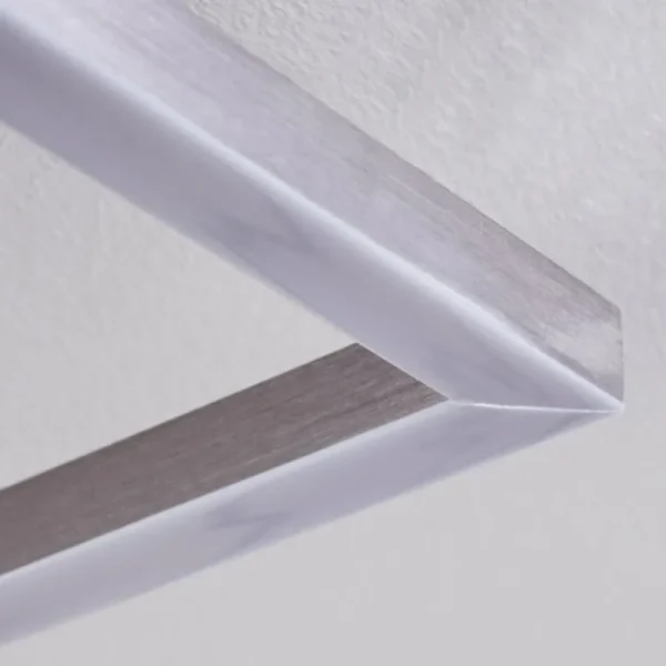 hofstein Plafonnier Loftheim LED Chrome, Nickel mat, 1 lumière* Lampes Modernes