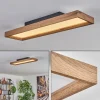 hofstein Plafonnier Longvic LED Brun, Couleur bois, Noir, 1 lumière* Lampes Modernes