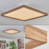 hofstein Plafonnier Longvic LED Brun, Couleur bois, Noir, 1 lumière* Lampes Modernes