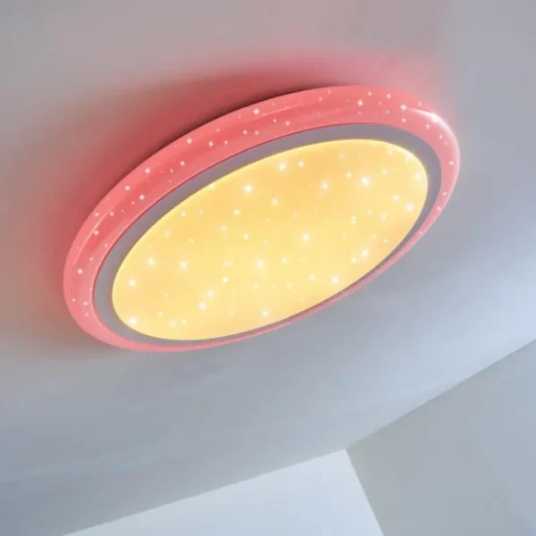 hofstein Plafonnier Lowell LED Blanc, 2 lumières, Télécommandes, Changeur de couleurs* Lampes Modernes