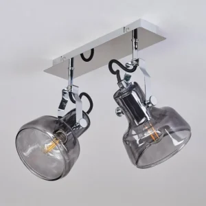 hofstein Plafonnier Lulea Chrome, 2 lumières* Lampes Modernes