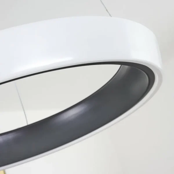 hofstein Plafonnier Mackay LED Anthracite, Blanc, 1 lumière, Télécommandes* Lampes Modernes
