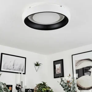 hofstein Plafonnier Mackay LED Blanc, 1 lumière, Télécommandes* Lampes Modernes