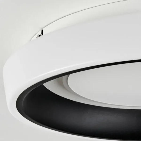 hofstein Plafonnier Mackay LED Blanc, 1 lumière, Télécommandes* Lampes Modernes