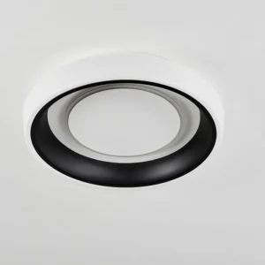 hofstein Plafonnier Mackay LED Blanc, 1 lumière, Télécommandes* Lampes Modernes