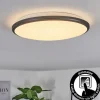 hofstein Plafonnier Magdala LED Noir, Blanc, 1 lumière* Lampes Modernes