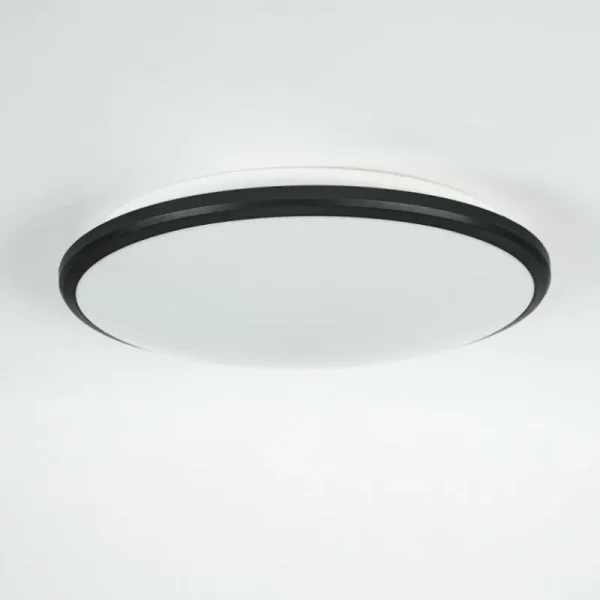 hofstein Plafonnier Magdala LED Noir, Blanc, 1 lumière* Lampes Modernes