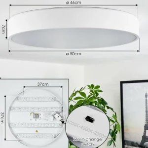 hofstein Plafonnier Maho LED Blanc, 1 lumière* Lampes Modernes