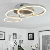hofstein Plafonnier Malanje LED Nickel mat, 3 lumières* Lampes Modernes