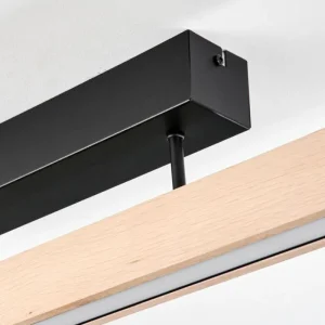 hofstein Plafonnier Mansupa LED Écru, Noir, 3 lumières* Lampes Modernes