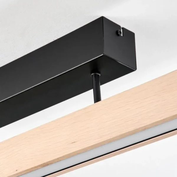 hofstein Plafonnier Mansupa LED Écru, Noir, 3 lumières* Lampes Modernes