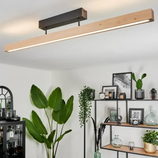 hofstein Plafonnier Mansupa LED Écru, Noir, 3 lumières* Lampes Modernes