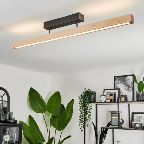 hofstein Plafonnier Mansupa LED Écru, Noir, 3 lumières* Lampes Modernes