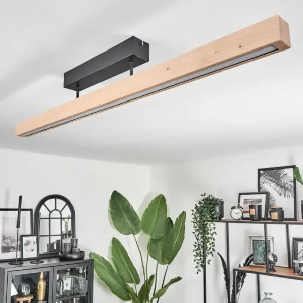 hofstein Plafonnier Mansupa LED Écru, Noir, 3 lumières* Lampes Modernes