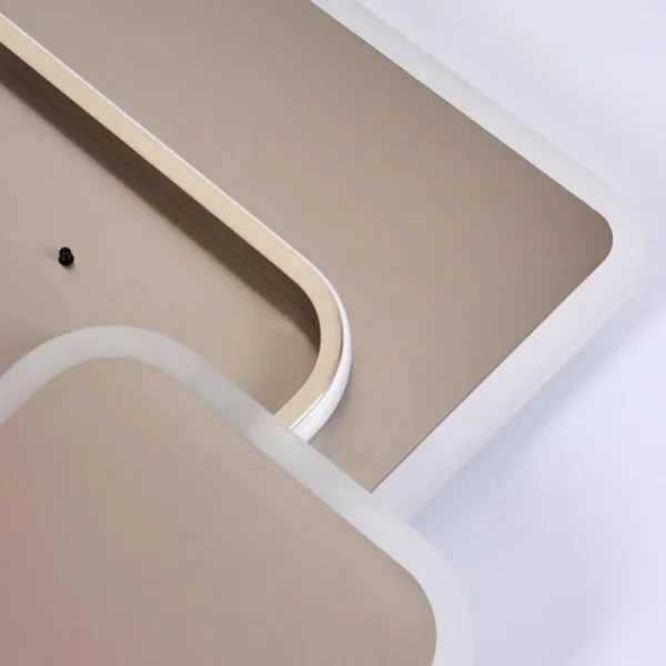 hofstein Plafonnier ManzanalesÂ  LED Chrome, 1 lumière, Télécommandes* Lampes Modernes