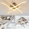 hofstein Plafonnier Mapleton LED Nickel mat, 4 lumières* Lampes Modernes