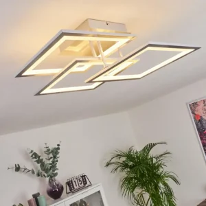 hofstein Plafonnier Marcus LED Argenté, 1 lumière* Lampes Modernes