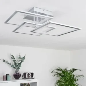 hofstein Plafonnier Marcus LED Argenté, 1 lumière* Lampes Modernes