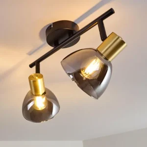 hofstein Plafonnier Mariefred Noir, 2 lumières* Lampes Modernes