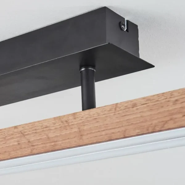 hofstein Plafonnier Maumela LED Noir, 1 lumière* Lampes Modernes