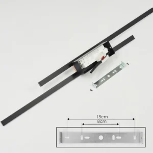 hofstein Plafonnier Meiral LED Écru, Noir, 2 lumières* Lampes Modernes