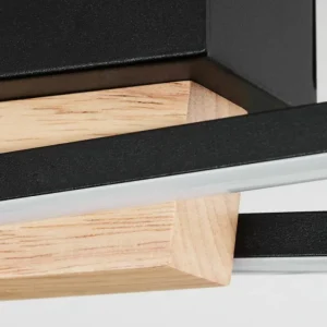 hofstein Plafonnier Meiral LED Écru, Noir, 2 lumières* Lampes Modernes